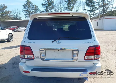 2006 Lexus Lx 470 from USA, damaged, VIN JTJHT00WX64017496